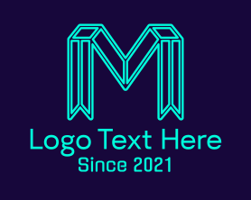 Technology - Technology Letter M logo design