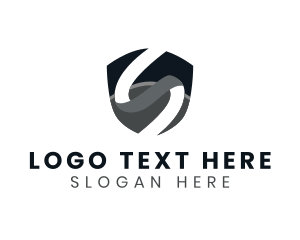 Advertising - Shield Business Letter S logo design