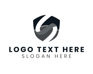 Simple - Shield Business Letter S logo design