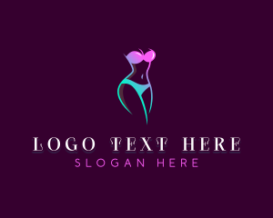 Seduction - Sexy Bikini Body logo design