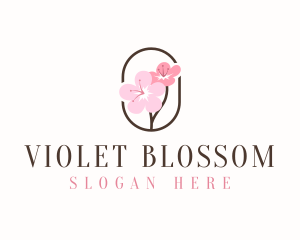 Cherry Blossom Flower logo design