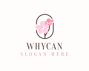 Aesthetician - Cherry Blossom Flower logo design