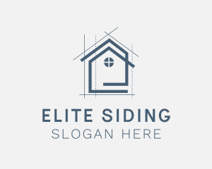 Siding - House Architecture Renovation logo design