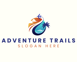 Airline Tourism Getaway logo design