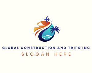 Trip - Airline Tourism Getaway logo design