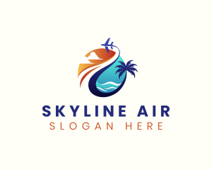 Airline - Airline Tourism Getaway logo design