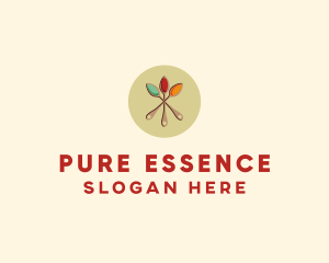 Ingredient - Spice Powder Spoon Flavor logo design