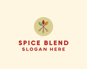 Seasoning - Spice Powder Spoon Flavor logo design