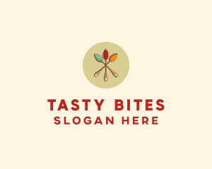 Flavor - Spice Powder Spoon Flavor logo design