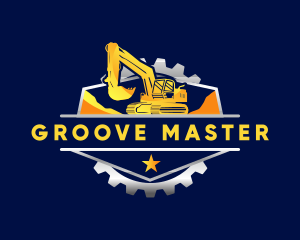 Excavator Backhoe Digger Logo