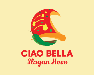 Italian - Pizza Boat Restaurant logo design