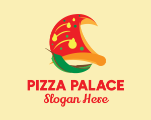 Pizza - Pizza Boat Restaurant logo design
