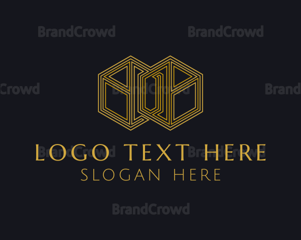 High End Hexagon Business Logo