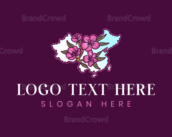 Flower Blossom Botanical Logo