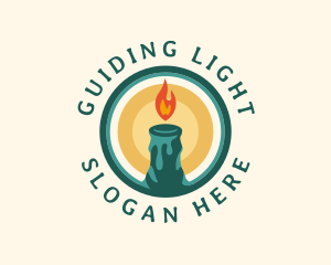 Lenten Candle Light logo design