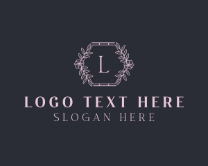 Organic - Floral Garden Spa logo design