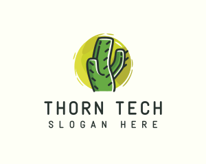 Thorn - Cactus Desert Plant logo design