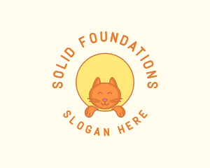  Happy Cat Kitten Logo