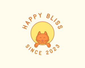  Happy Cat Kitten logo design