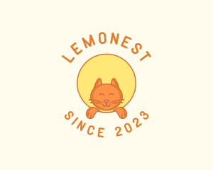 Kids - Happy Cat Kitten logo design