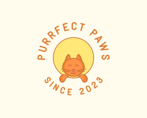  Happy Cat Kitten logo design