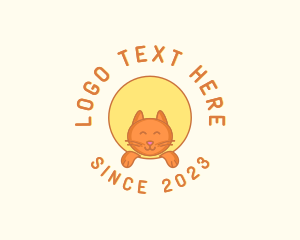 Cat Food - Happy Cat Kitten logo design