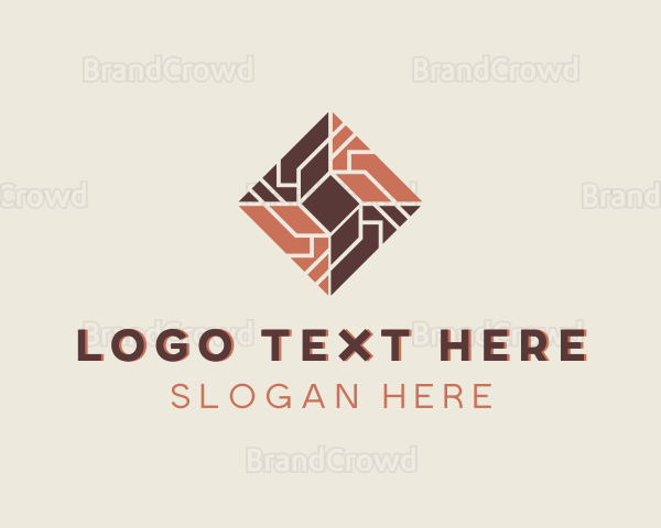 Tile Floorboard Pattern Logo