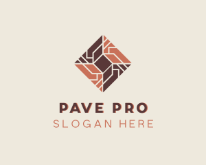 Tile Floorboard Pattern logo design