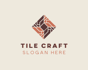 Tile Floorboard Pattern logo design