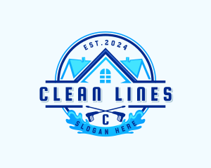 Power Washer Cleaning logo design