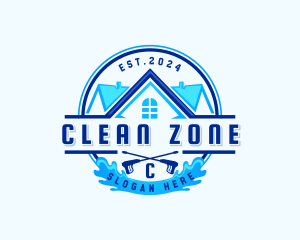 Power Washer Cleaning logo design