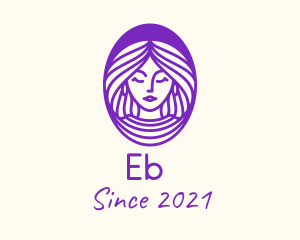 Girl - Purple Stylish Woman logo design