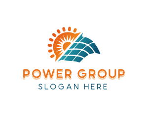 Sun Power Solar Panel Logo