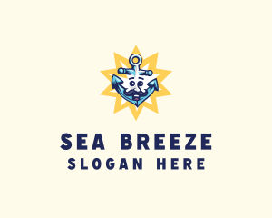 Sailing - Marine Sailing Anchor logo design