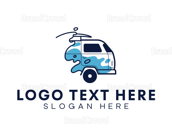 Travel Surfing Van Logo