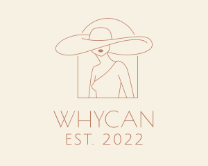 Womenswear - Fashion Floppy Hat logo design