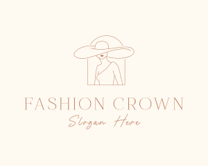 Fashion Floppy Hat logo design