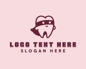 Pediatric - Superhero Tooth Dentistry logo design