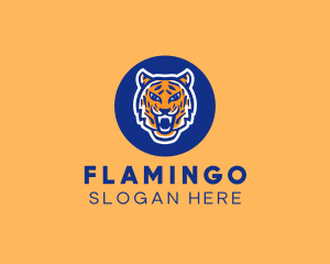 Feline - Fierce Roaring Tiger logo design