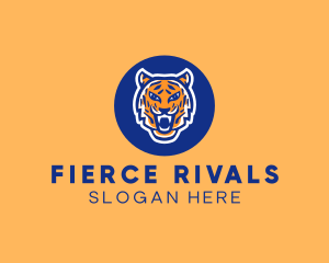 Fierce Roaring Tiger logo design