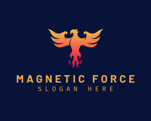 Majestic Phoenix Wings logo design