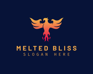 Majestic Phoenix Wings logo design