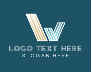 Digital Marketing - Generic Gradient Business Letter W logo design