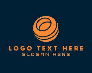 Globe - Whirlpool Sphere Tech logo design