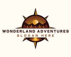 Compass Mountain Adventure logo design