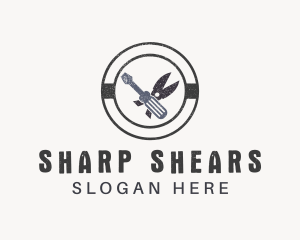 Maintenance Pliers Shears  logo design