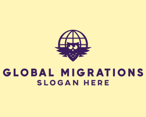 International Global Owl logo design