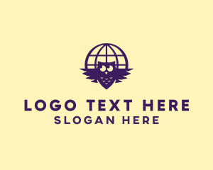 Look - International Global Owl logo design