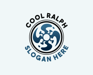 Propeller Cooling Fan logo design