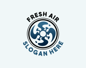 Propeller Cooling Fan logo design